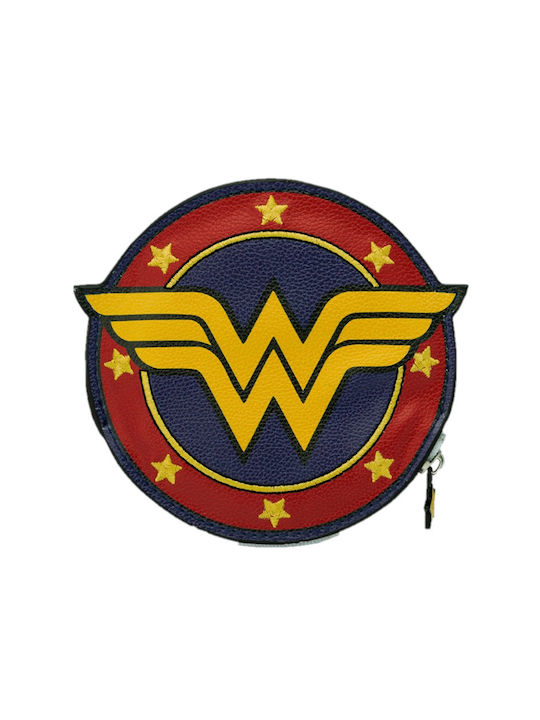 Abysse Comics Wonder Woman Παιδικό Πορτοφόλι Κερμάτων με Φερμουάρ για Κορίτσι ABYBAG376
