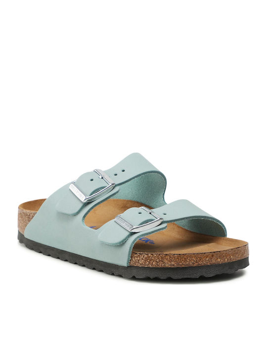 Birkenstock Arizona Soft Footbed Nubuck Leather Sandale Casual