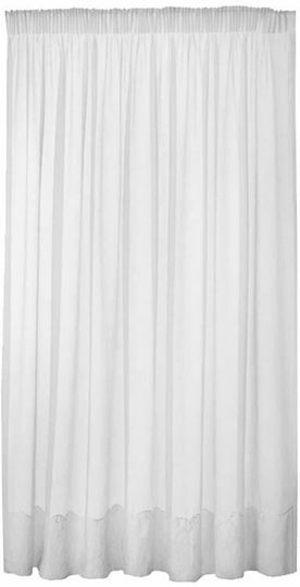 Sunshine Κουρτίνα Blackout με Τρέσα 300x280 White