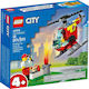 Lego City Fire Helicopter for 4+ Years Old