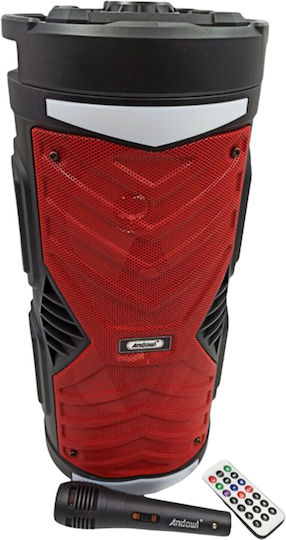 Andowl Andowl Karaoke Speaker with Wireless Microphone and Lighting Effects Q-YX6601 Black
