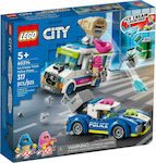 Lego City Ice Cream Truck Police Chase pentru 5+ ani