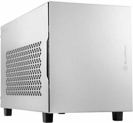 Silverstone SUGO 15 Mini-Turm Computergehäuse Silber