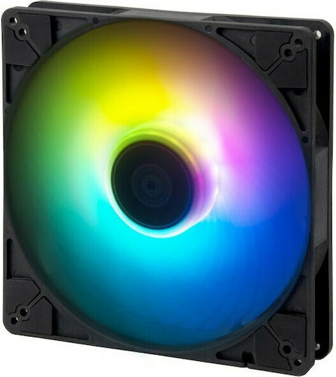 Silverstone Air Penetrator 184i Case Fan 180mm (1200rpm / 143.21cfm) with ARGB Lighting and 4-Pin PWM Connection