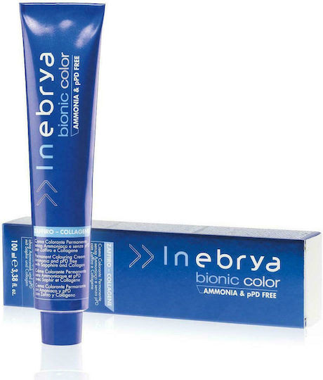 Inebrya Bionic 5.5 Vopsea de Păr Castaniu Deschis Mahon Fără Amoniac 100 ml