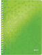 Leitz Wow Caiet Spiral A4 80 Foi Cu Dungi Verde