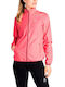 Odlo Element Light Women's Running Short Sports Jacket Waterproof and Windproof for Spring or Autumn Coral