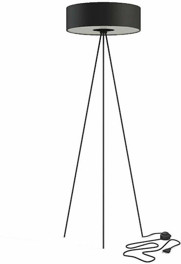 Nowodvorski Cadilac III Floor Lamp H154xW53cm. with Socket for Bulb E27 Black