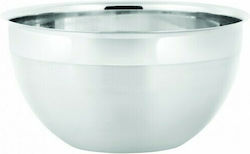 Stainless Steel Mixing Bowl Capacity 1lt with Diameter 27cm and Height 12.5cm.