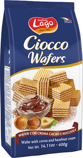 Lago Wafer Cocoa & Hazelnut Cream 400gr