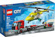 Lego City Rescue Helicopter Transporter for 5+ Years Old