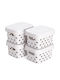 Navaris Plastic Storage Box with Lid Gray 22x17.5x13cm