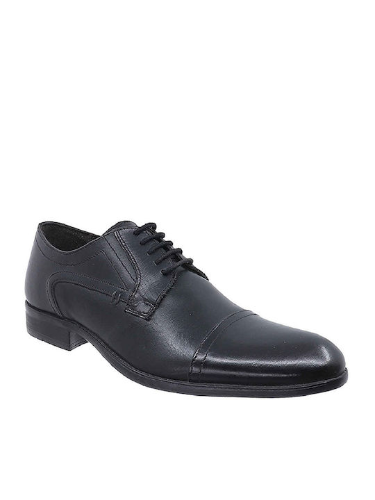 Leder Herren Freizeitschuhe Schwarz