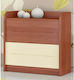 Kinderkommode Kreta 1 Braun / Ecru mit 4 Schubladen 80x45x85cm