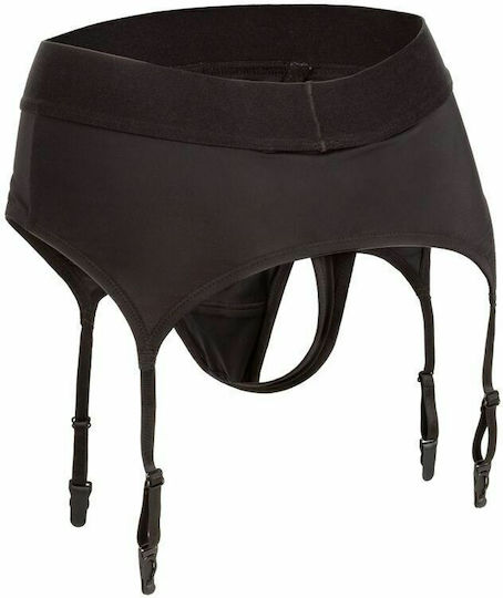 Calexotics Boundless Thong With Garter S / M Бельо в цвят Black