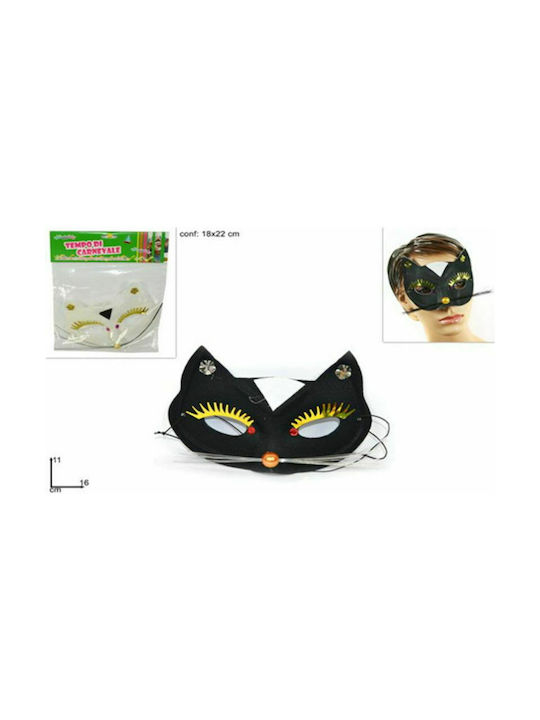 Carnival Mask Eyemask White Cat MI002336