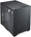 Lian Li O11 Air Mini Gaming Midi Tower Computer Case with Window Panel Black