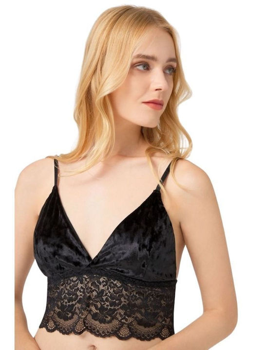 CottonHill Schwarz Damen Bralette-BH