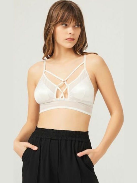 CottonHill Bralette Weißes Bralette
