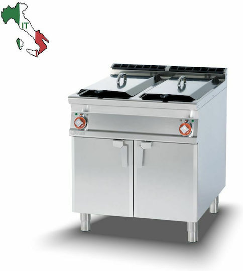 Lotus Fryer Electrică Double 44kW Capacity 2x25lt 80x90x90cm