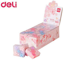 Deli Γόμα για Μολύβι Sakura 35x35x11mm (Διάφορα Χρώματα)