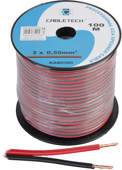 Cabletech Καλώδιο Τροφοδοσίας CCA Ατερμάτιστο 1m (DM-0389)