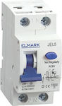 Elmark JEL5 Phase Relays Leckage der Erde 10A Double Pole with Voltage 230V 40011