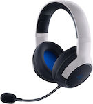 Razer Kaira Hyperspeed PlayStation Über Ohr Gaming-Headset mit Verbindung USB Black/White für PS4
