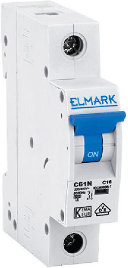 Elmark Αυτόματη Ασφάλεια 20A Μονοπολική AC 41120C