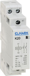 Elmark K20 Phase 2-Pole Power Relay 20A 230V 23008