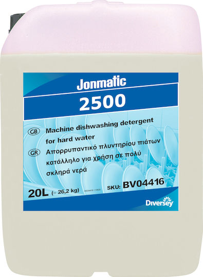Johnson Diversey Jonmatic 2500 Commercial Dishwasher Liquid Detergent 10lt