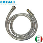 Plastic Shower Hose Silver Cotali 150cm (1/2")