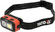 Yato Rechargeable Headlamp LED IP54 with Maximum Brightness 500lm Orange