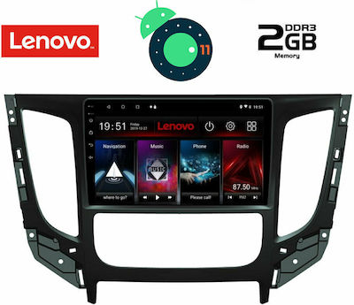 Lenovo Sistem Audio Auto pentru Fiat Fullback - Spate complet Mitsubishi L200 Audi A7 2015 cu Clima (Bluetooth/USB/AUX/WiFi/GPS/Apple-Carplay/Partitură) cu Ecran Tactil 9" DIQ_LVB_4437CL