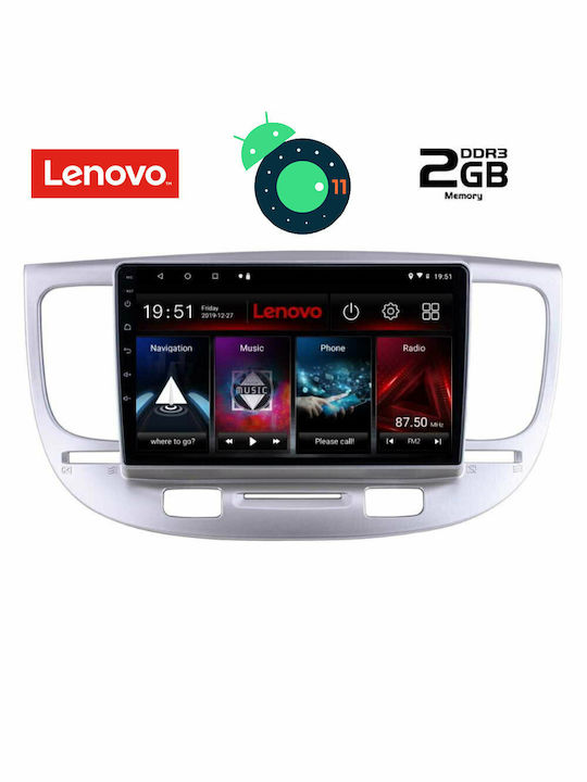 Lenovo LVB 4313_GPS Ηχοσύστημα Αυτοκινήτου για Kia Rio 2005-2011 (Bluetooth/USB/WiFi/GPS) με Οθόνη Αφής 9"