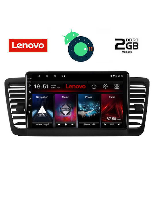 Lenovo LVB 4665_GPS Ηχοσύστημα Αυτοκινήτου για Subaru Legacy 2002-2008 (Bluetooth/USB/WiFi/GPS) με Οθόνη Αφής 9"