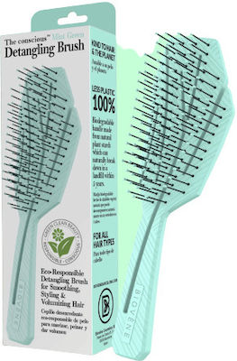 Biovene The Conscious Detangling Hair Brush Mint Green Brush Hair for Detangling Green