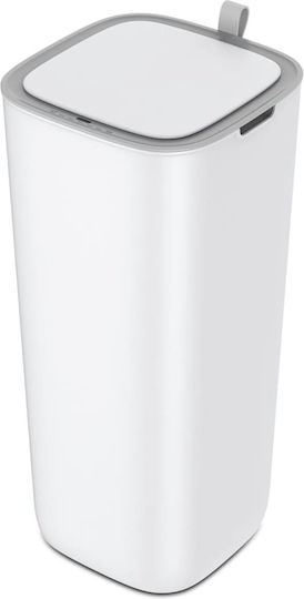 Eko Morandi Waste Bin Waste Plastic with Photocell White 27.1x27.1x59.1cm 1pcs