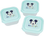 Stor Πλαστικό Παιδικό Σετ Φαγητού Γαλάζιο Cool Like Mickey