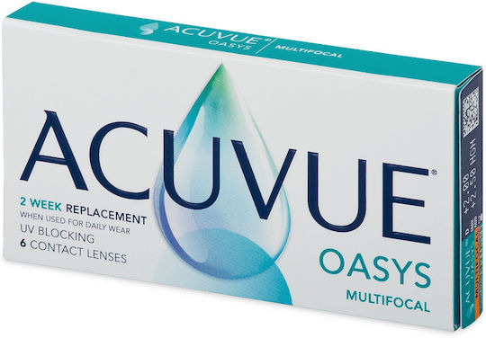 Acuvue Oasys Multifocal 6 2 Week Multifocal Contact Lenses Silicone Hydrogel with UV Protection