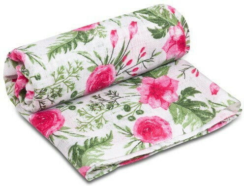 Jukki In Garden Pânză de Înfășat Roz 70x80εκ.