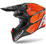 Airoh Wraap Idol Orange Matt Motorradhelm Motocross ECE 22.05 1240gr AIR000KRA267