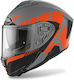 Airoh Spark Rise Orange Matt Motorradhelm Volles Gesicht ECE 22.05 1520gr AIR000KRA262