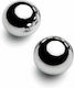 Dream Love Metal Hard 2 Magnetized Balls Вагинални топки 10mm Сребрист