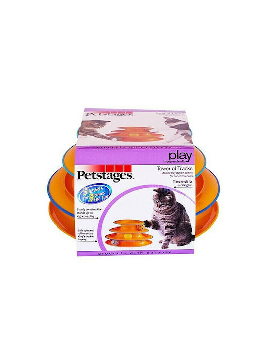 Petstages Pet Stages Tower of Trucks Jucărie pentru pisici