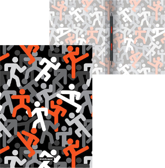 ErichKrause Clipboard with Clip 2/32 for Paper A4 Multicolour Walkers 1pcs