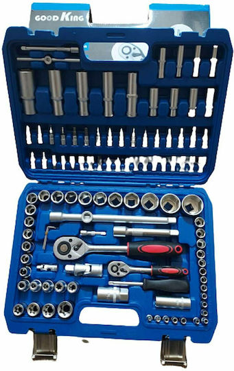 Good King Set de chei tubulare și clichet 1\2" & 1\4" 108buc