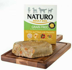 Naturo Grain Free Wet Dog Food Pouch with Chicken and Potatoes 1 x 400gr