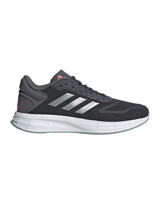 Adidas Duramo 10 Ανδρικά Αθλητικά Παπούτσια Running Grey Six / Silver Metallic / Turbo