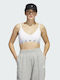 Adidas Women's Sports Bra without Padding White